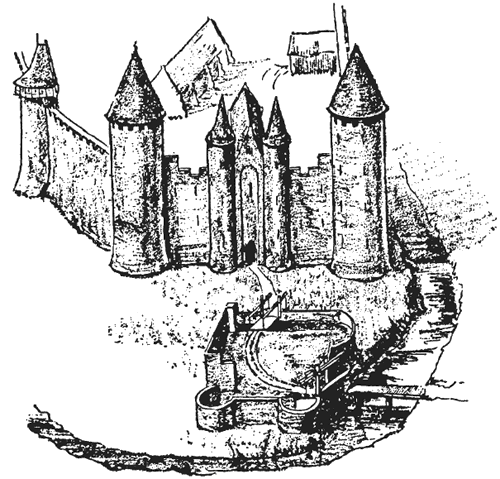 Рыцарь и его замок. Средневековые крепости и осадные сооружения I_017
