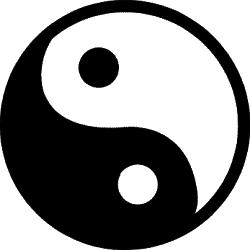 Символ "инь-ян" китайцы называют Тай Ши - круг существования. Круг разделен две равные части S-образной кривой: темную, женскую (инь), и светлую, мужскую (ян). Круг как бы вращается... 